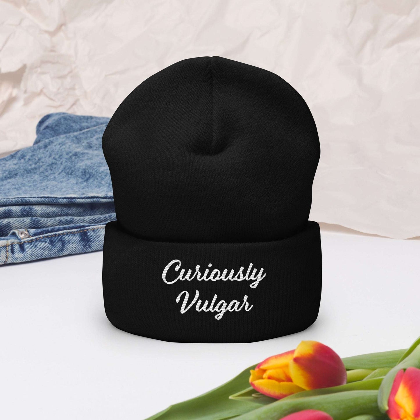 CV Beanie Curiously Vulgar