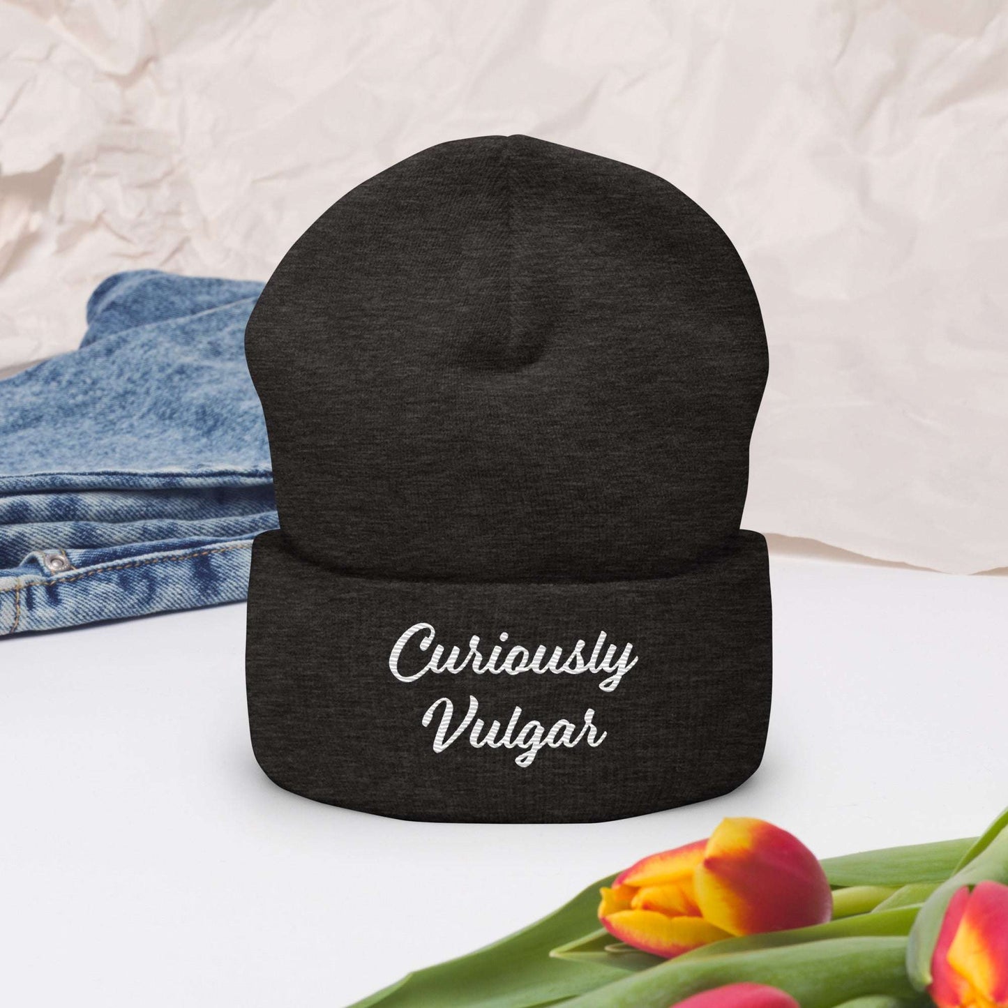 CV Beanie Curiously Vulgar