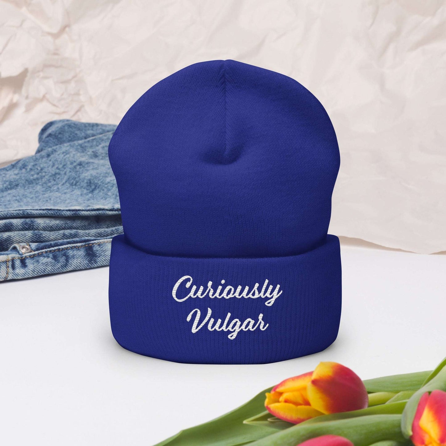 CV Beanie Curiously Vulgar