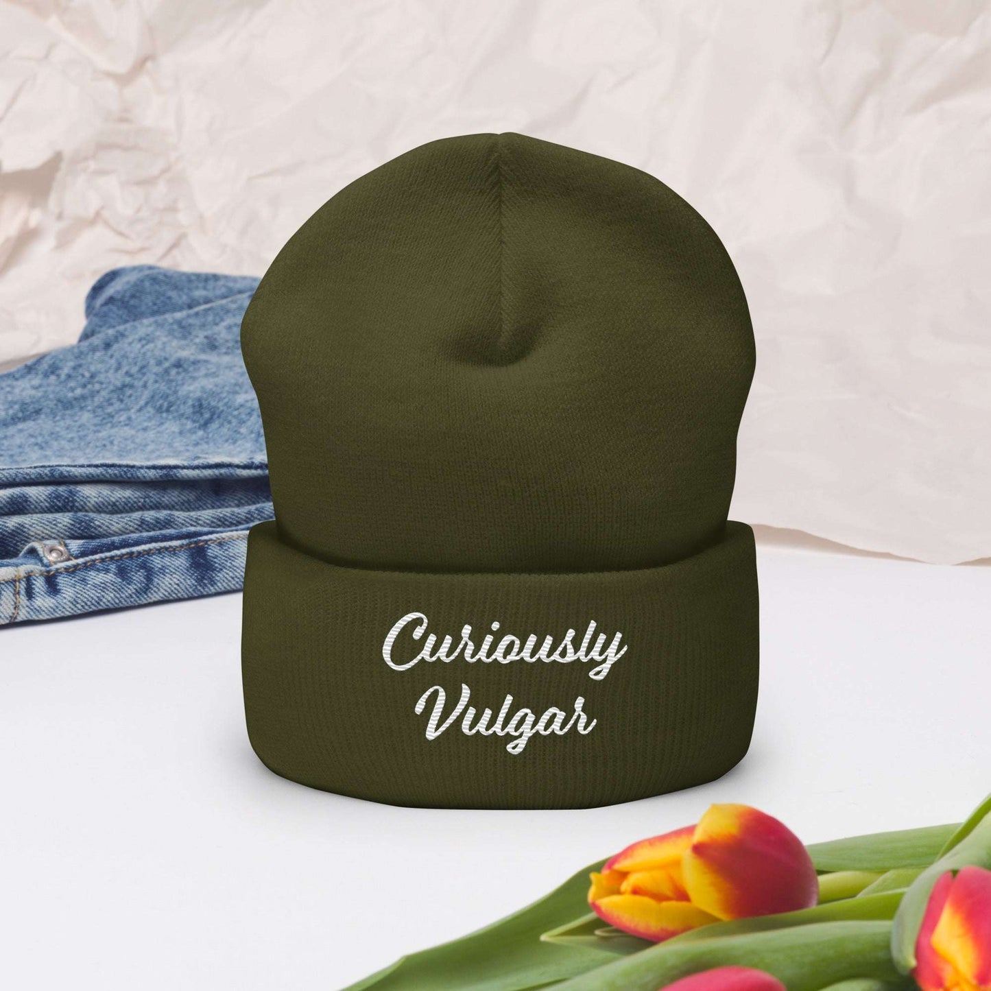 CV Beanie Curiously Vulgar
