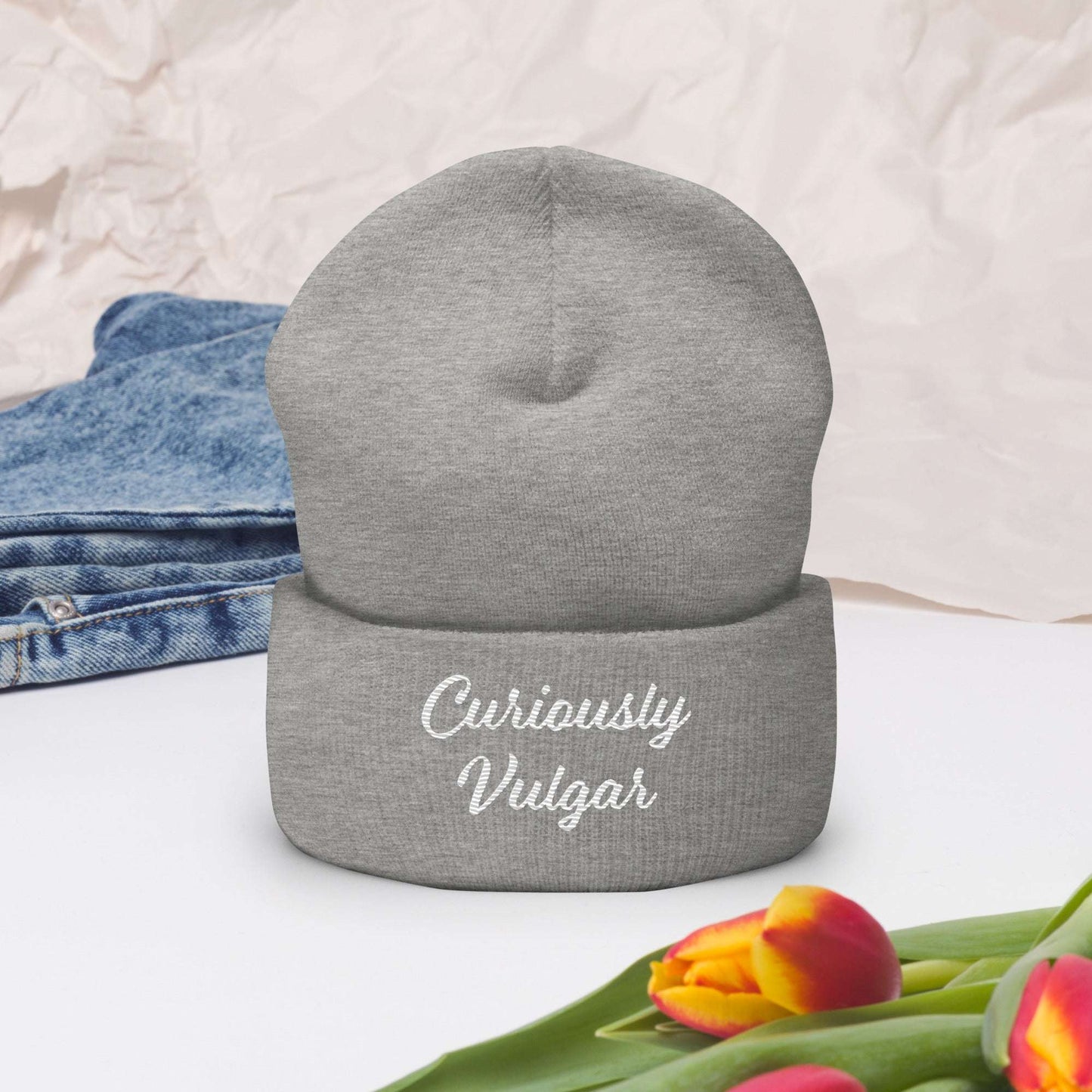 CV Beanie Curiously Vulgar