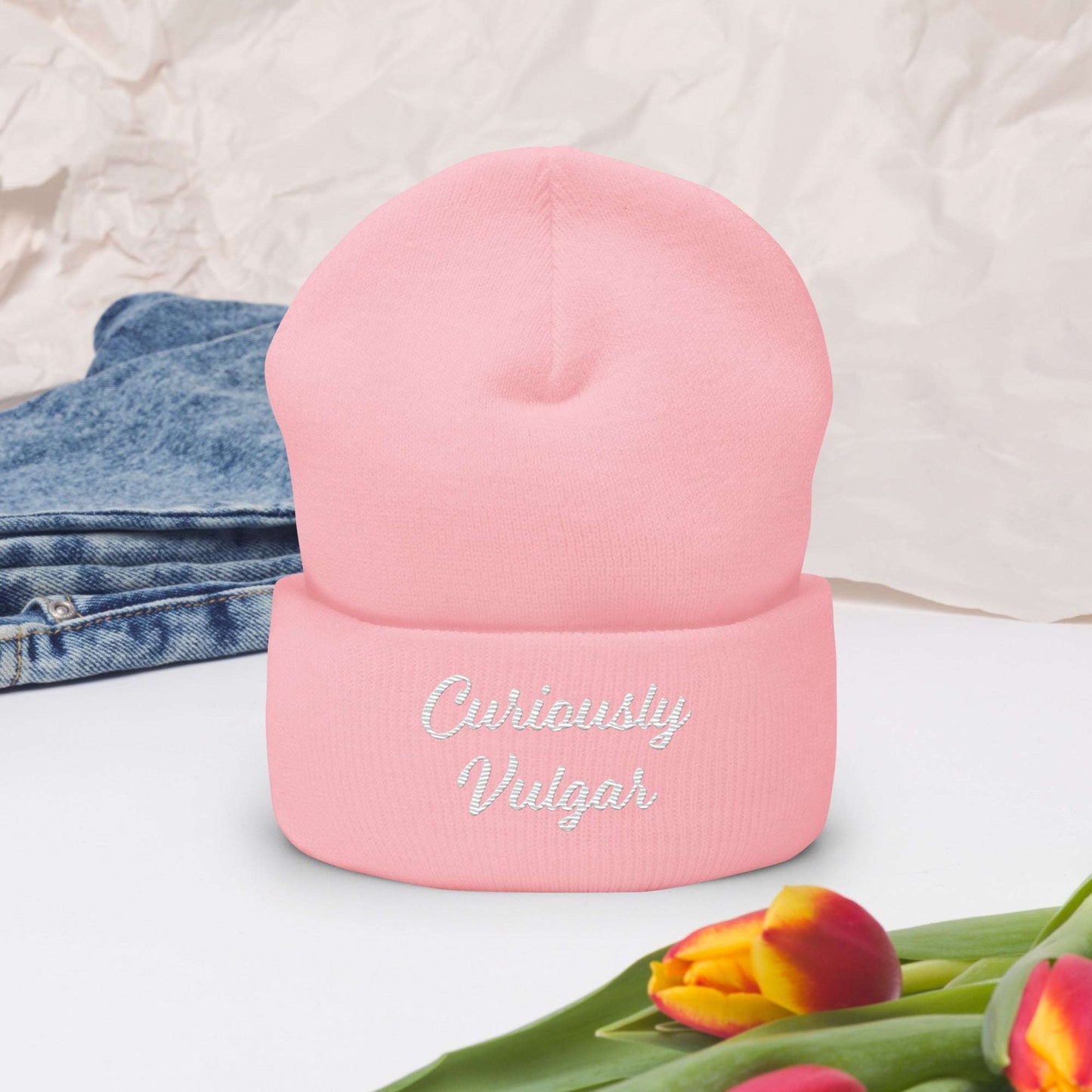 CV Beanie Curiously Vulgar