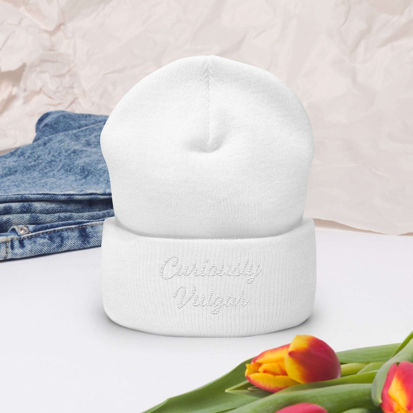 CV Beanie Curiously Vulgar