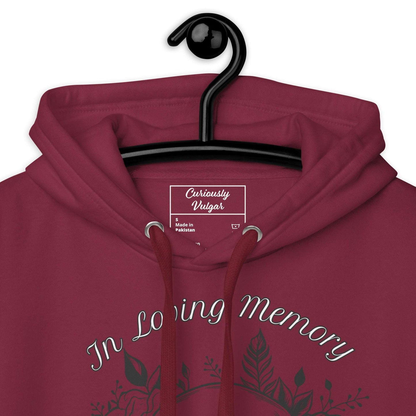 In Loving Memory Hoodie Curiously Vulgar