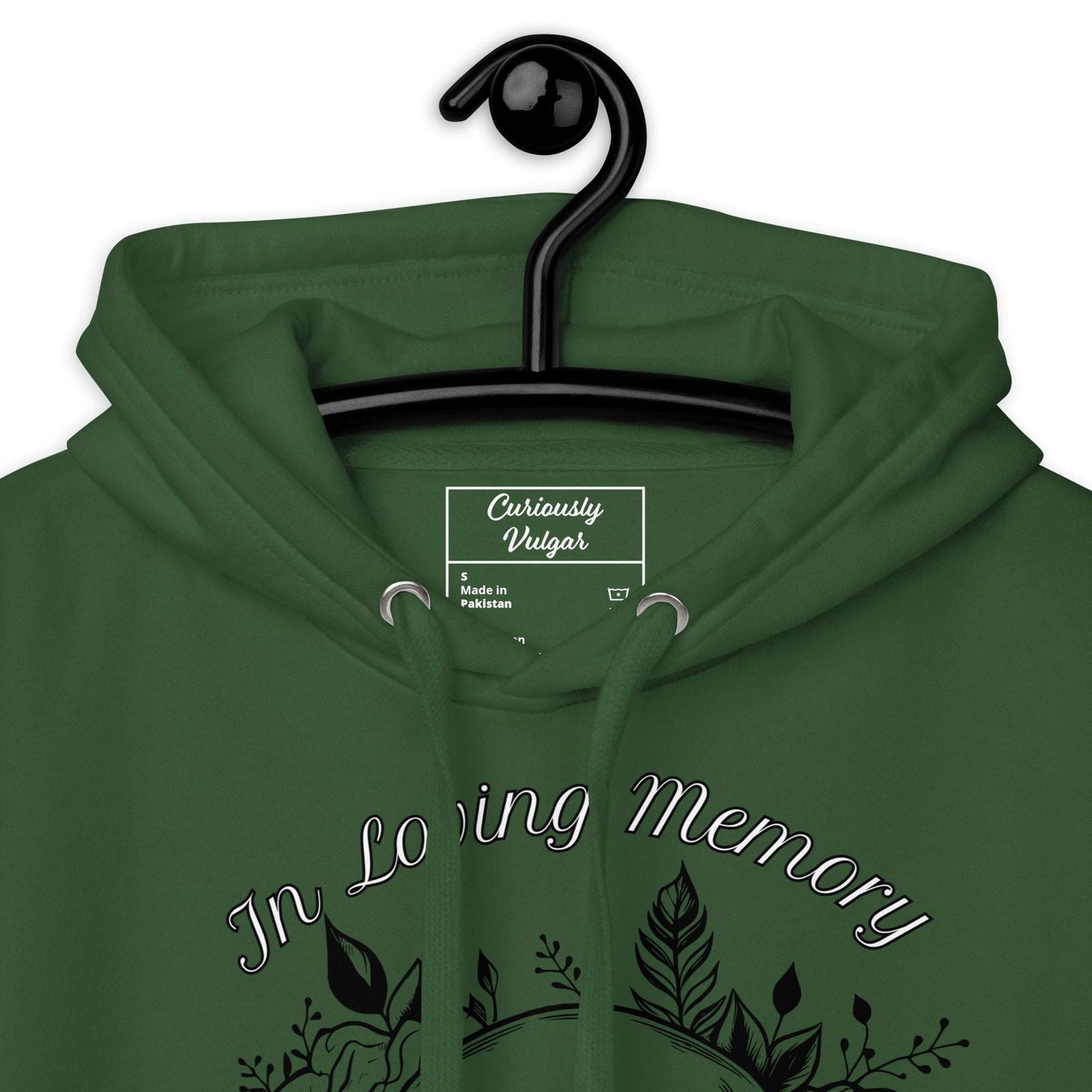 In Loving Memory Hoodie Curiously Vulgar