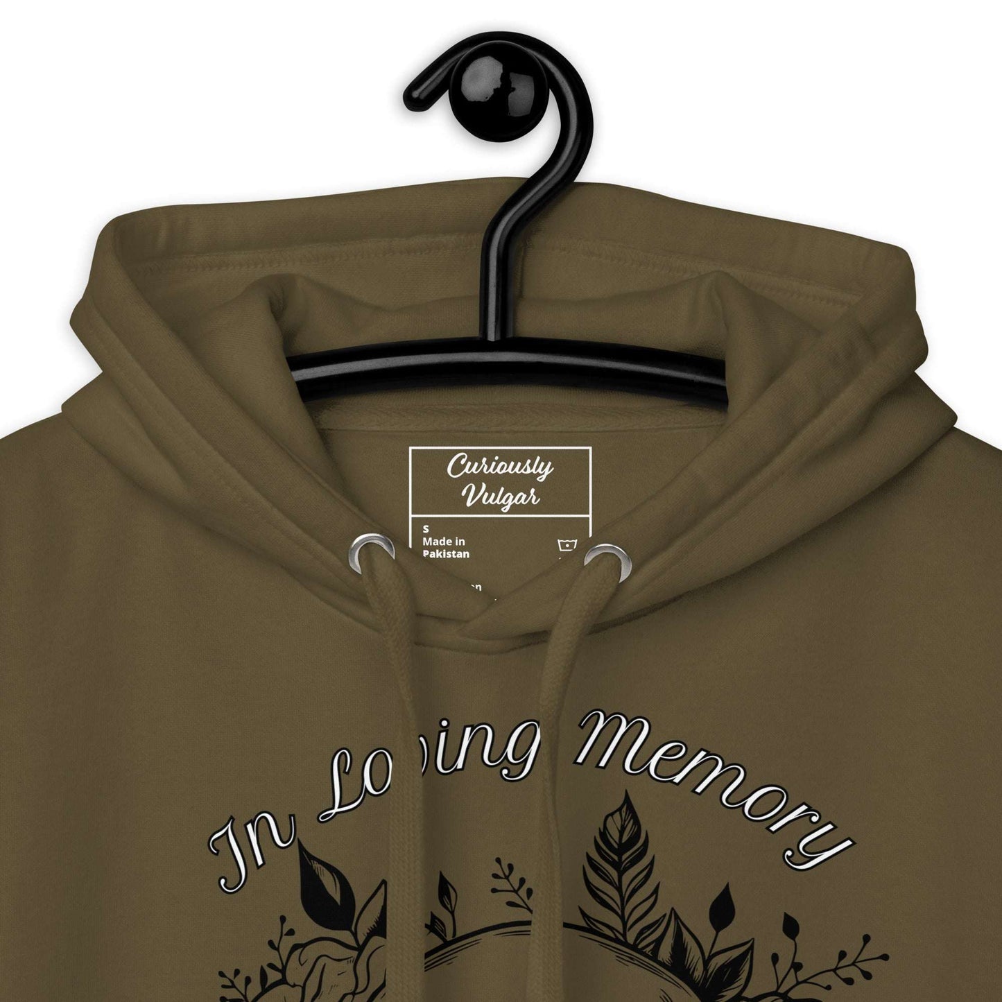 In Loving Memory Hoodie Curiously Vulgar
