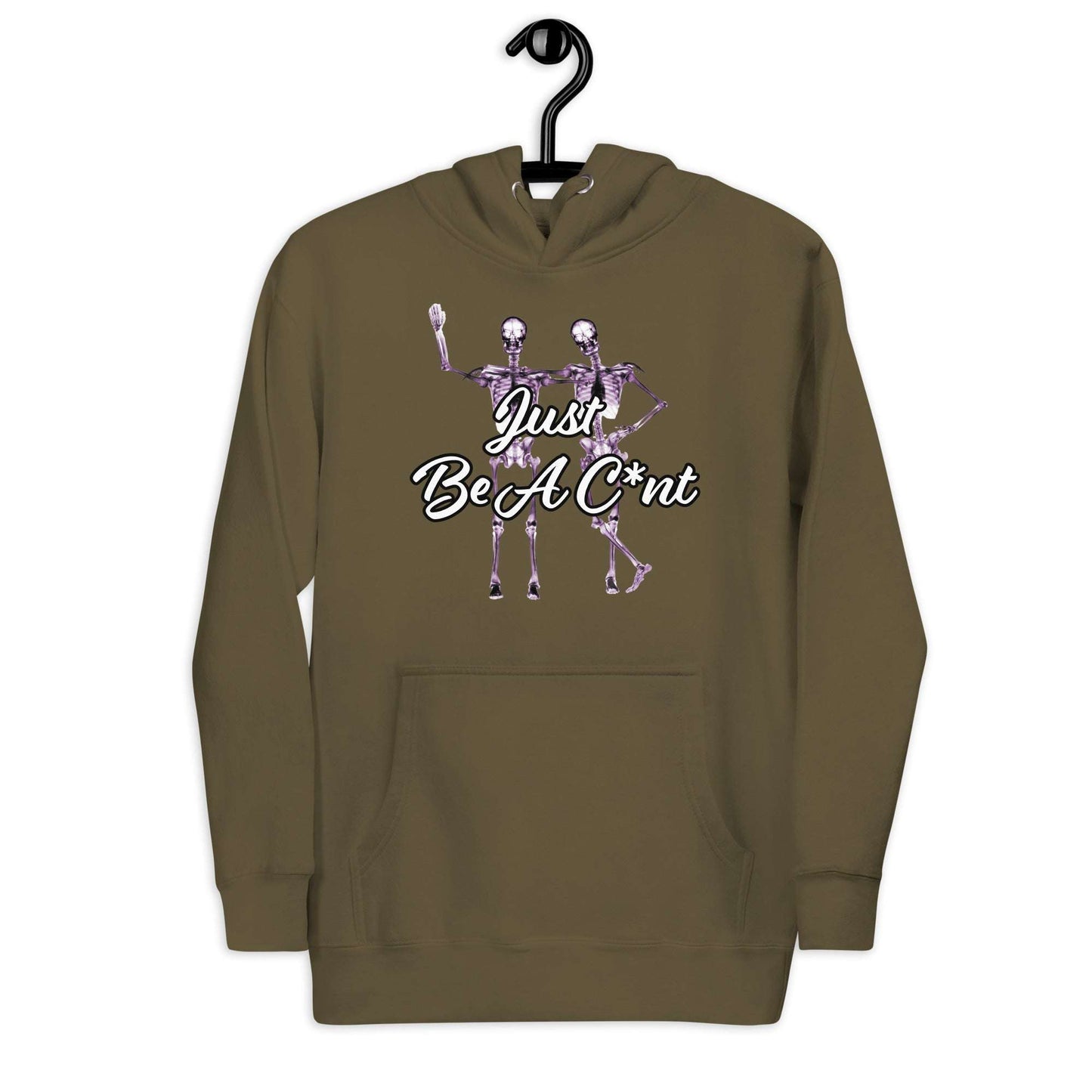 Just Be Hoodie Curiously Vulgar