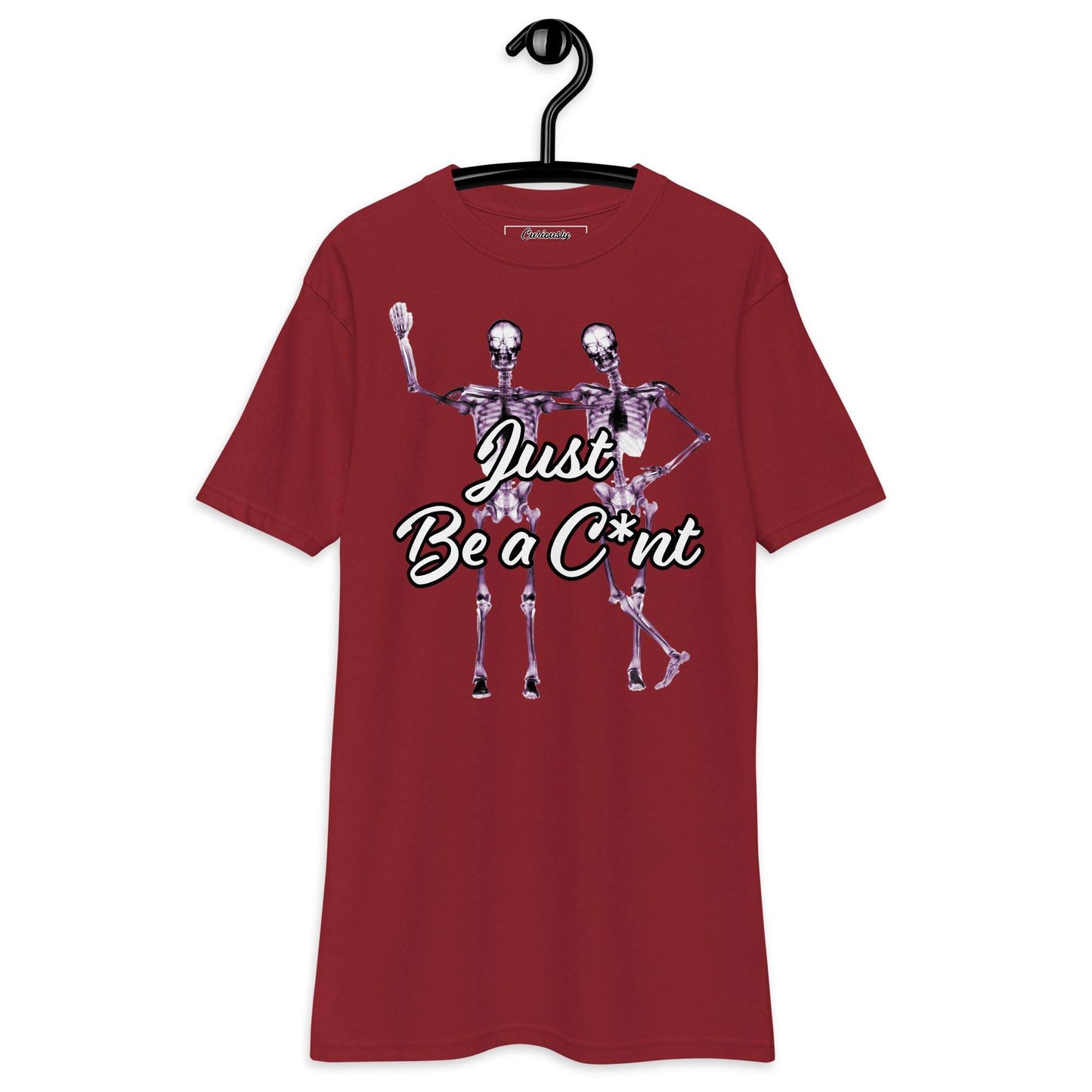 Just Be Tee Curiously Vulgar