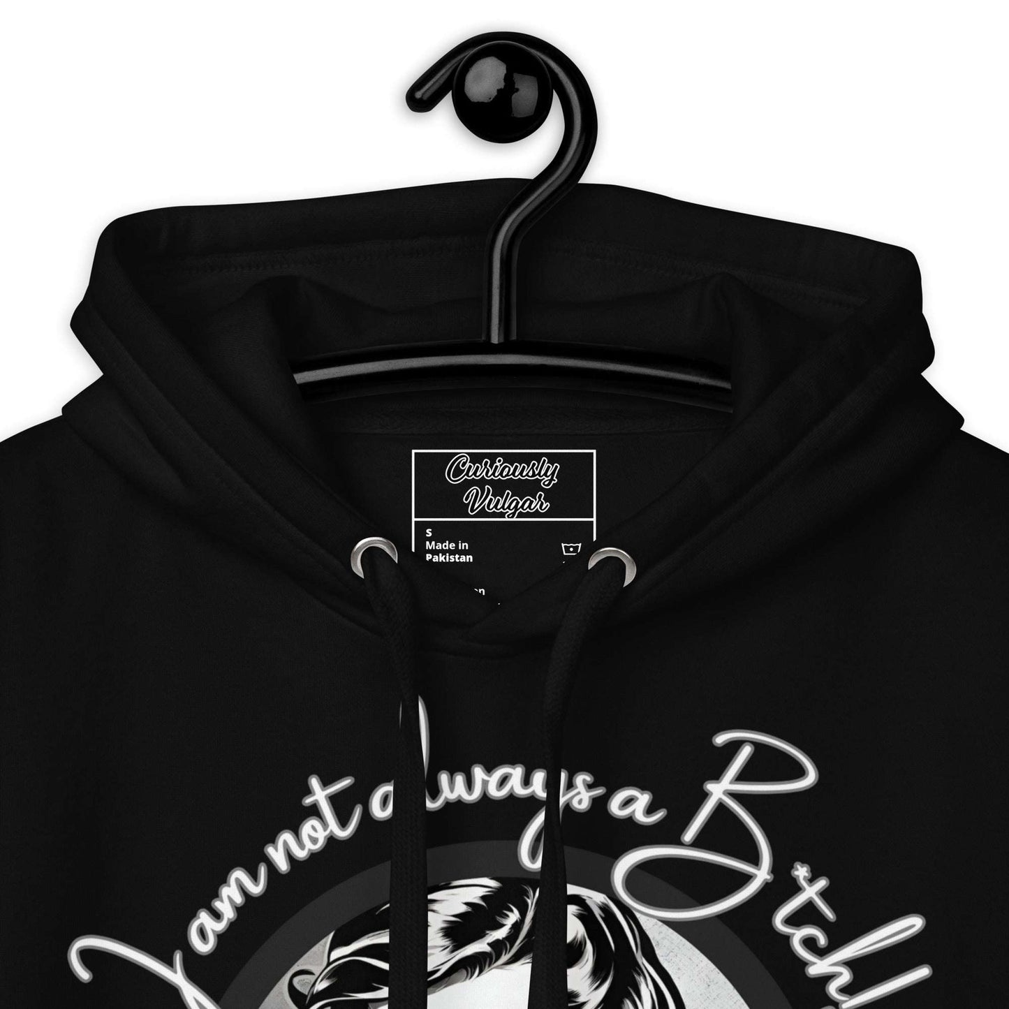 Just Kidding Hoodie Curiously Vulgar