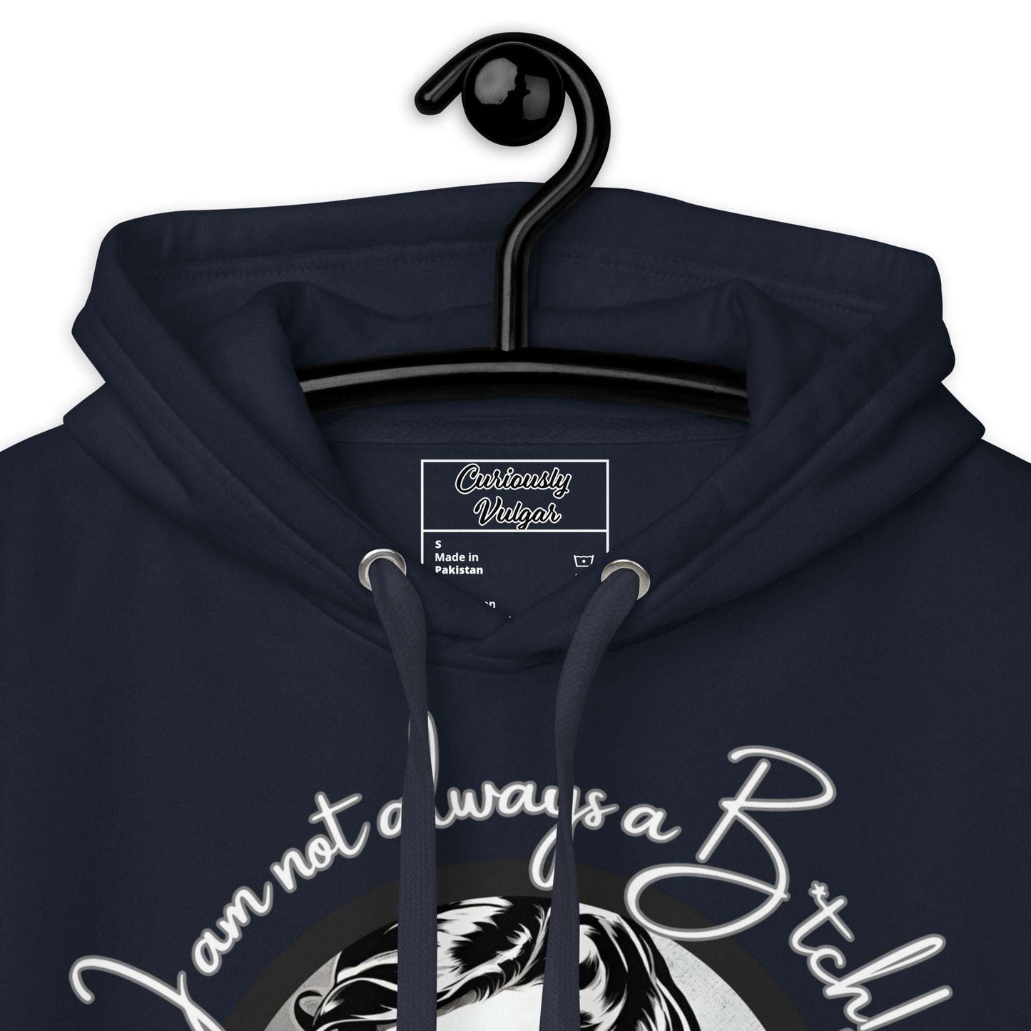 Just Kidding Hoodie Curiously Vulgar
