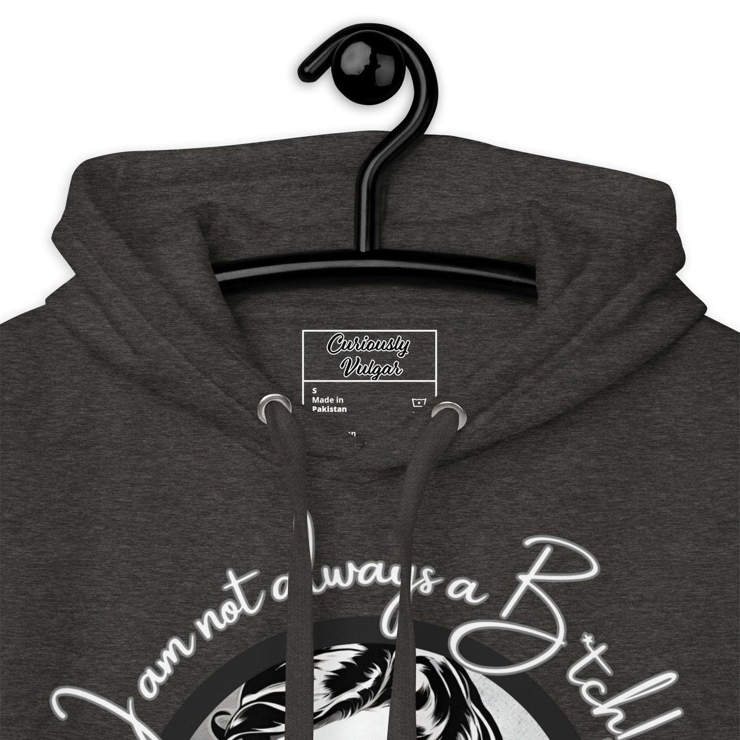 Just Kidding Hoodie Curiously Vulgar