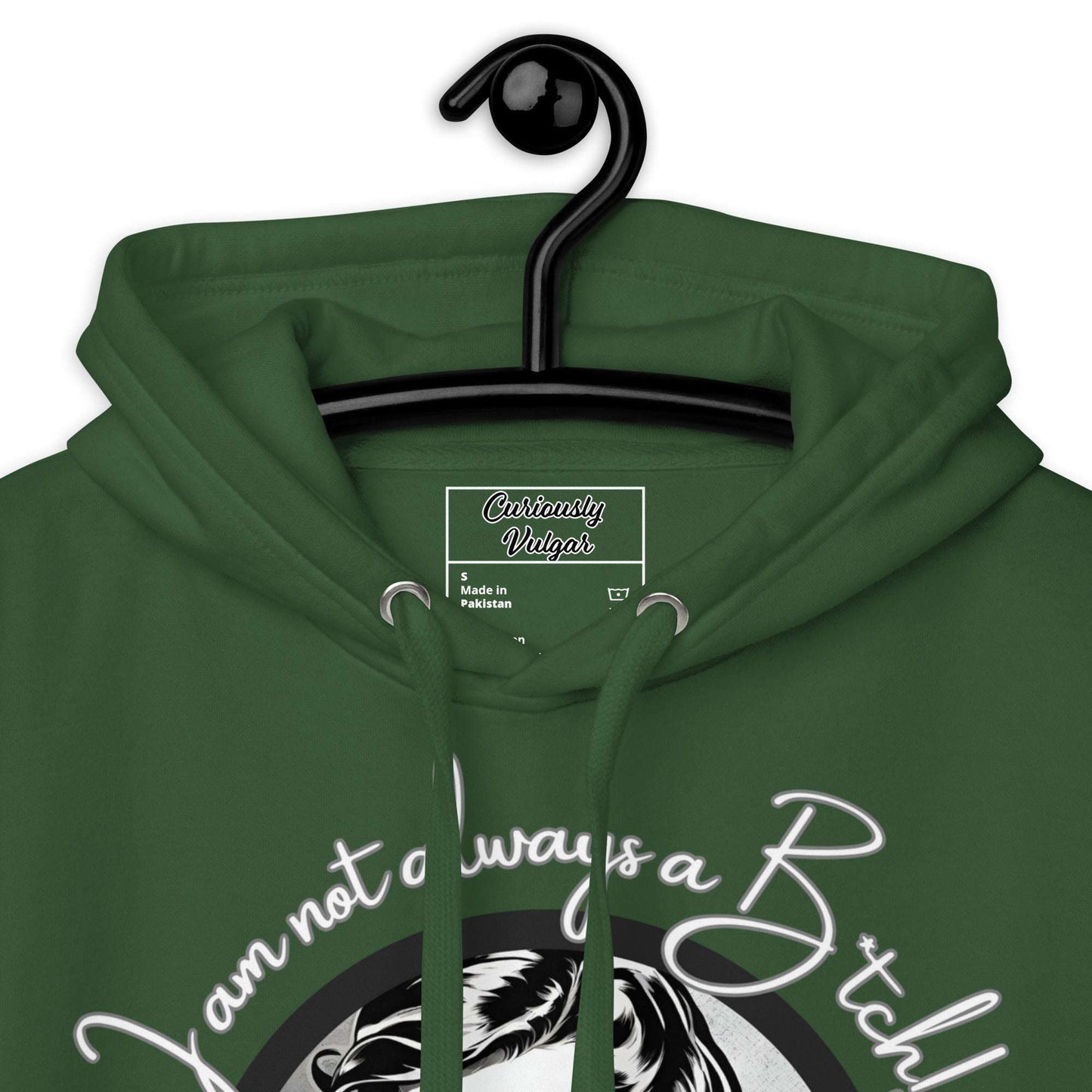 Just Kidding Hoodie Curiously Vulgar