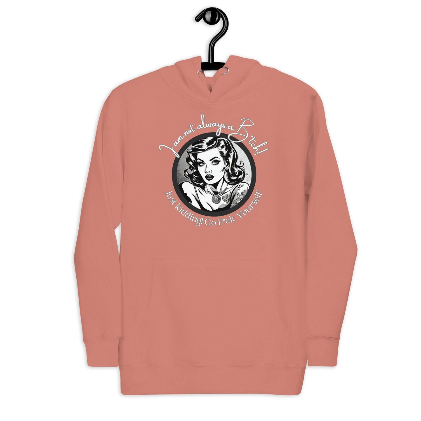 Just Kidding Hoodie Curiously Vulgar