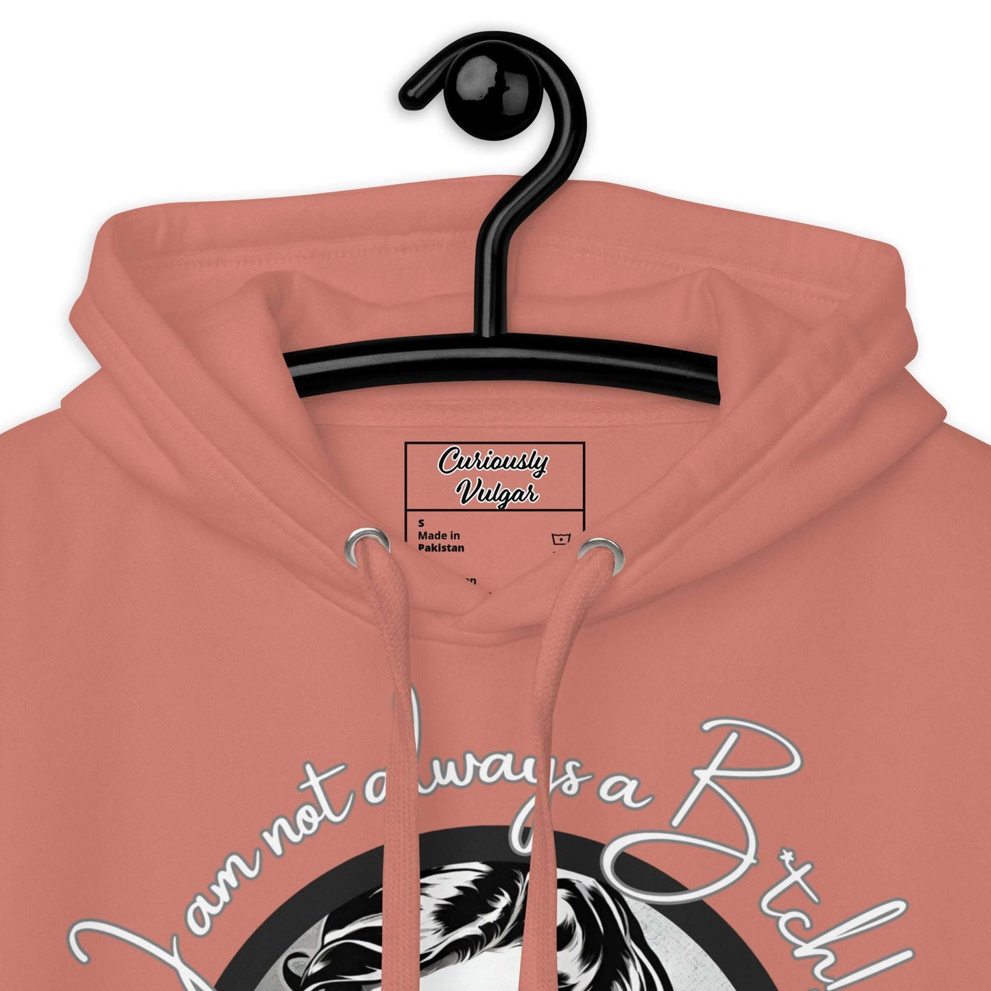 Just Kidding Hoodie Curiously Vulgar