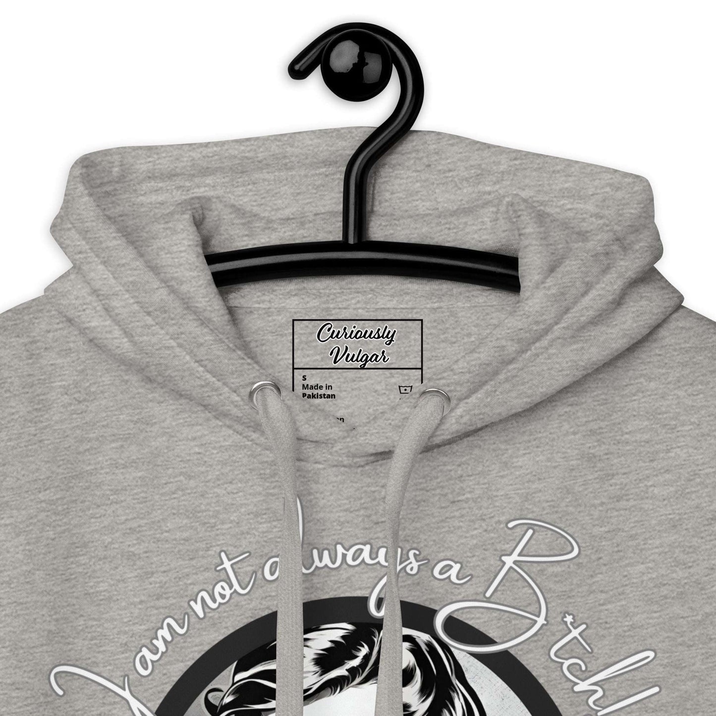 Just Kidding Hoodie Curiously Vulgar