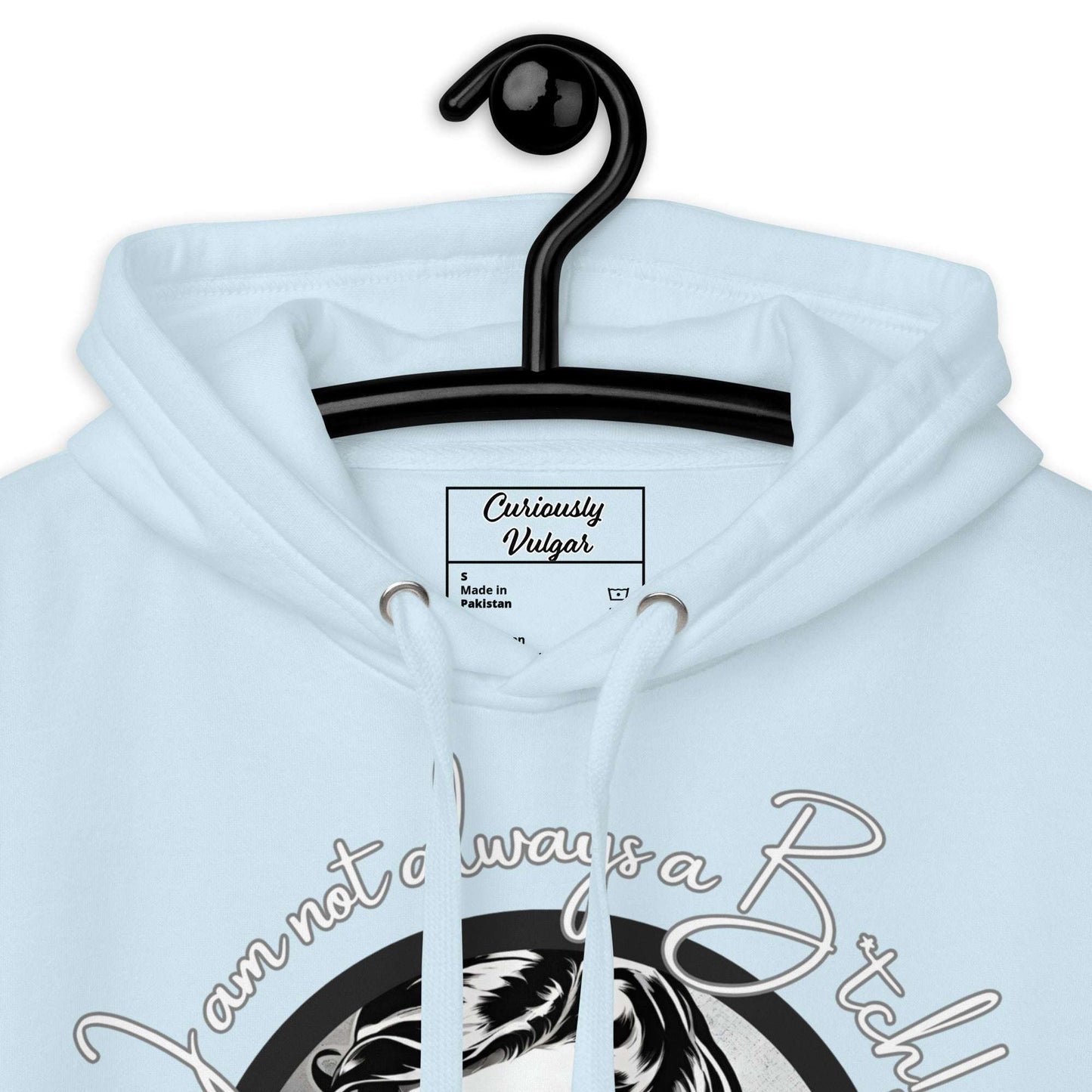 Just Kidding Hoodie Curiously Vulgar