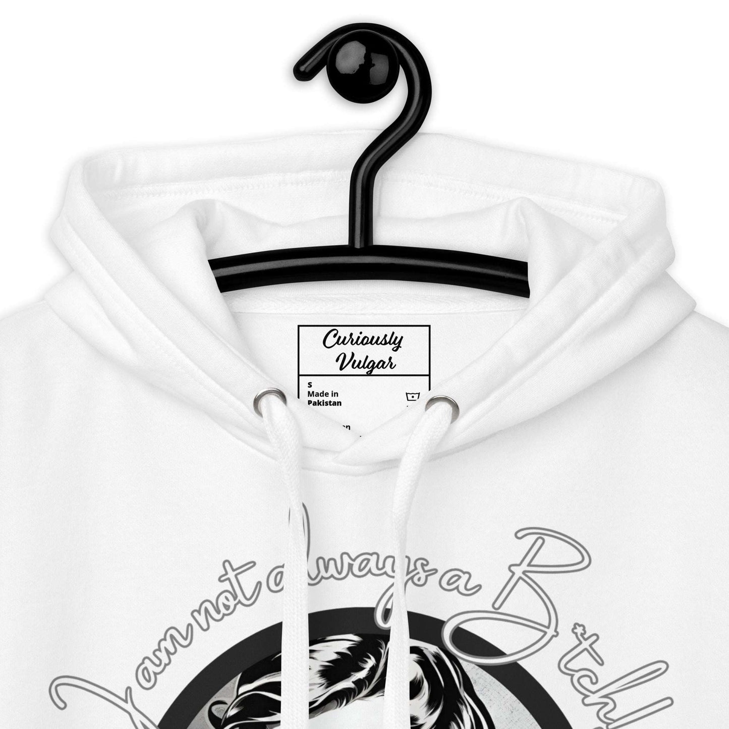 Just Kidding Hoodie Curiously Vulgar