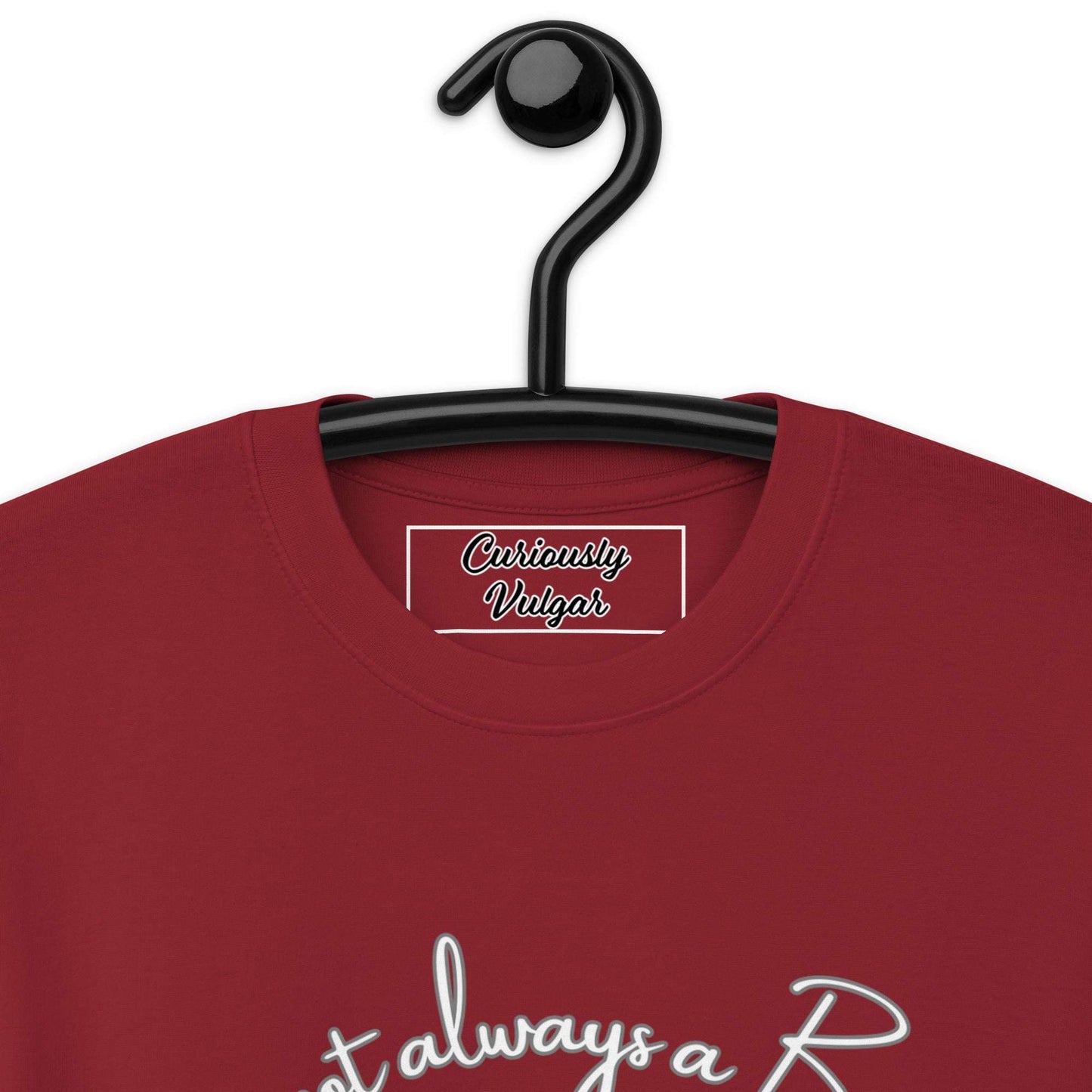 Just Kidding Tee Curiously Vulgar