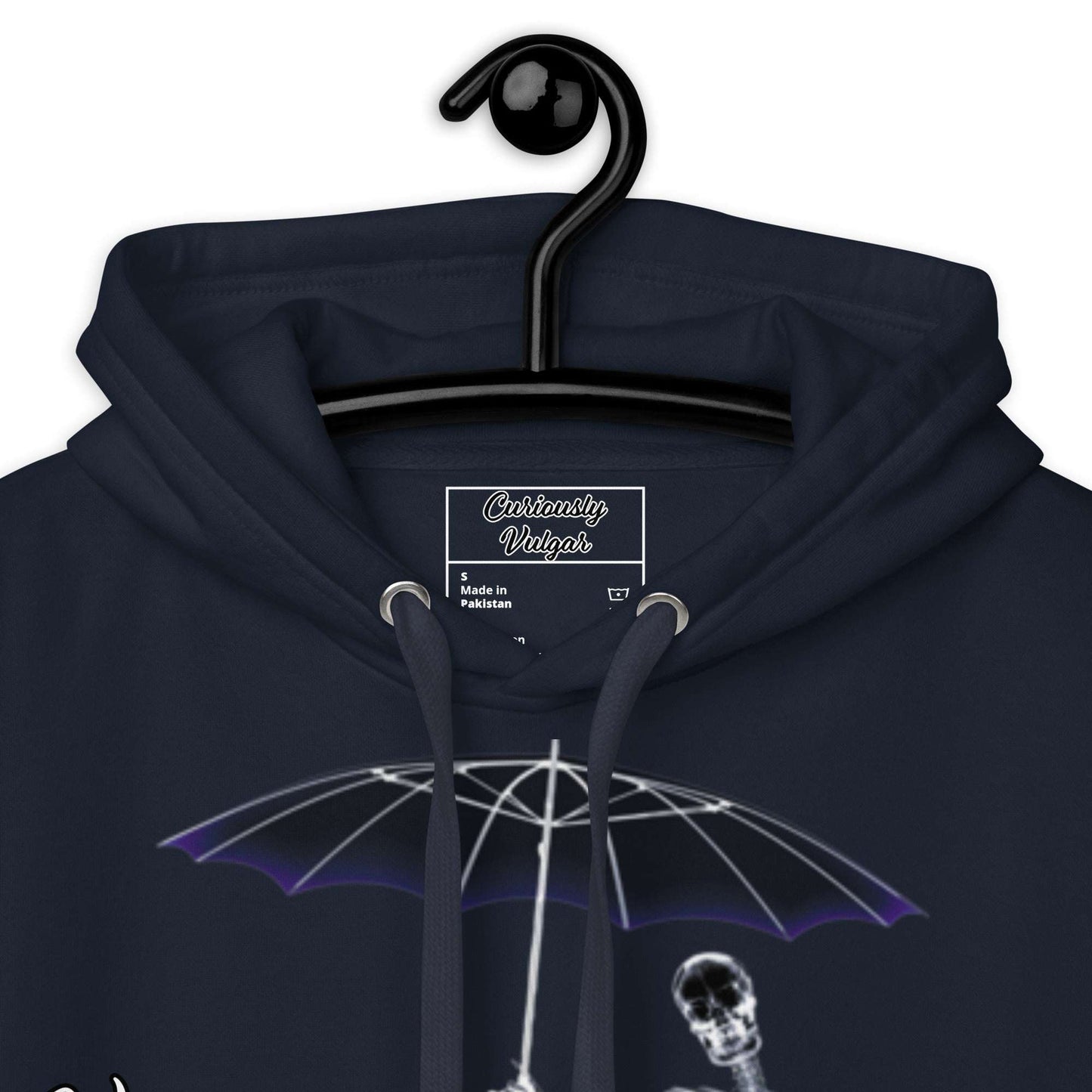 When It Rains Hoodie Curiously Vulgar