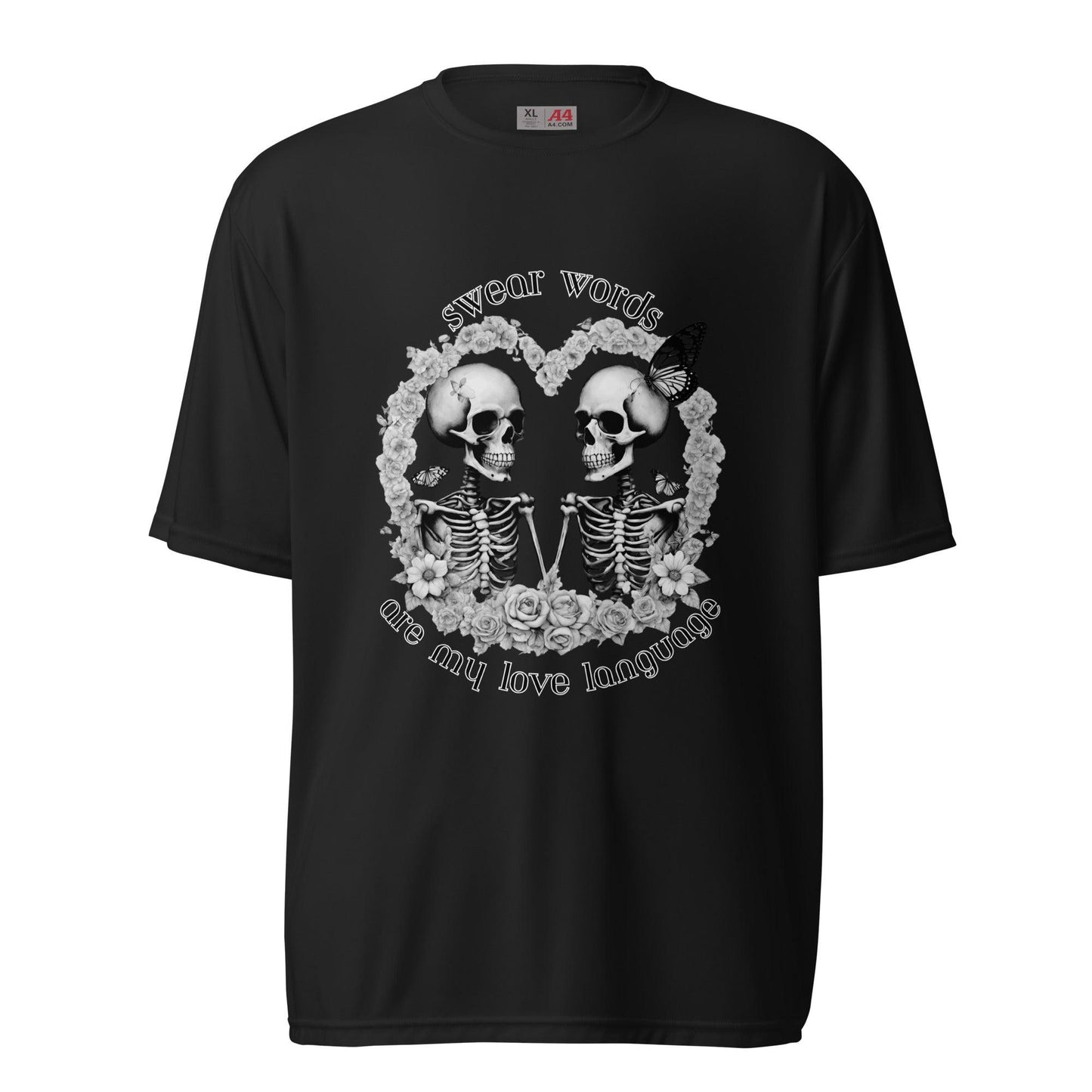 unisex-performance-crew-neck-t-shirt-black-front-6635bf6aa6e78 - Curiously Vulgar