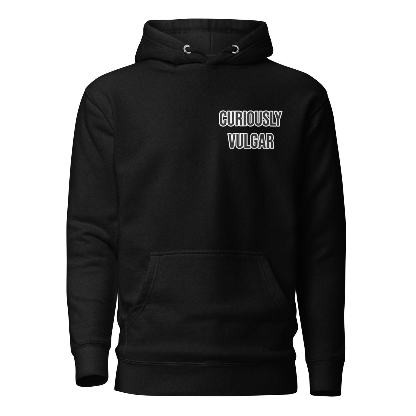 unisex-premium-hoodie-black-front-663f35231aca4 - Curiously Vulgar
