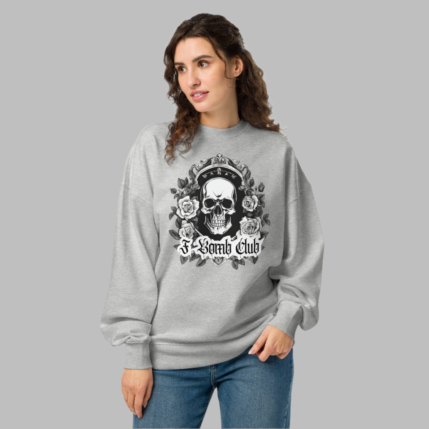 F Bomb Crew - Heather Grey 