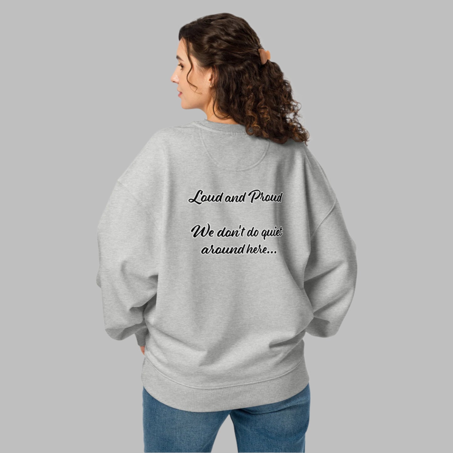 F Bomb Crew - Heather Grey - Back
