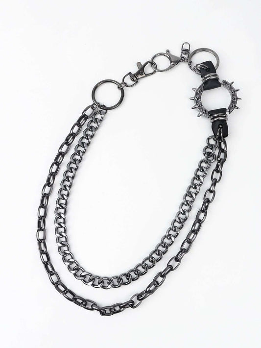 Punk Aluminium Chain Belt Curiously Vulgar