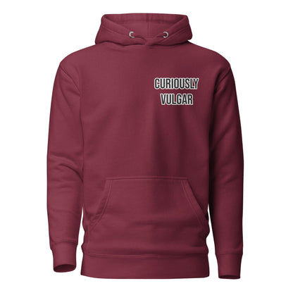 unisex-premium-hoodie-maroon-front-663f35231c1b7 - Curiously Vulgar
